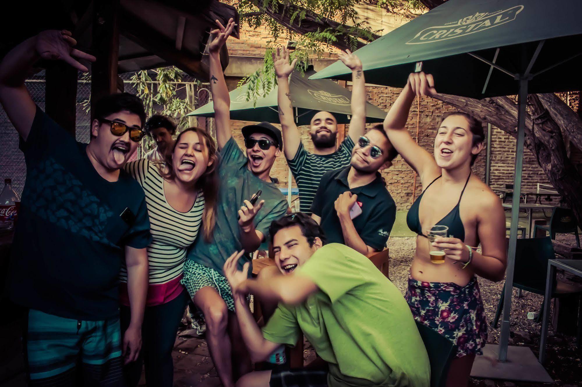 La Casa Roja Hostel Santiago de Chile Zewnętrze zdjęcie